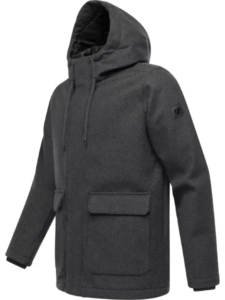 Ragwear Zimná bunda Mr Them Felt Youmodo tmavosivá