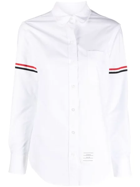 Prugasta košulja Thom Browne bijela
