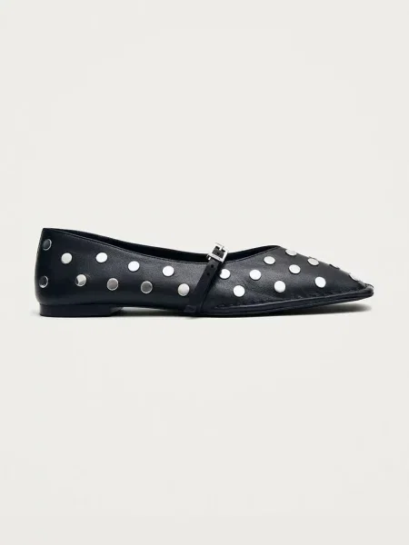 Alohas balerini din piele Sway negru