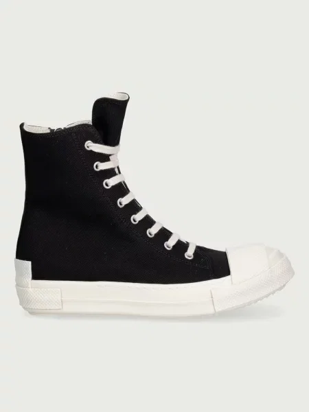 Σκαρπινια Rick Owens Drkshdw με γούνα μαύρο