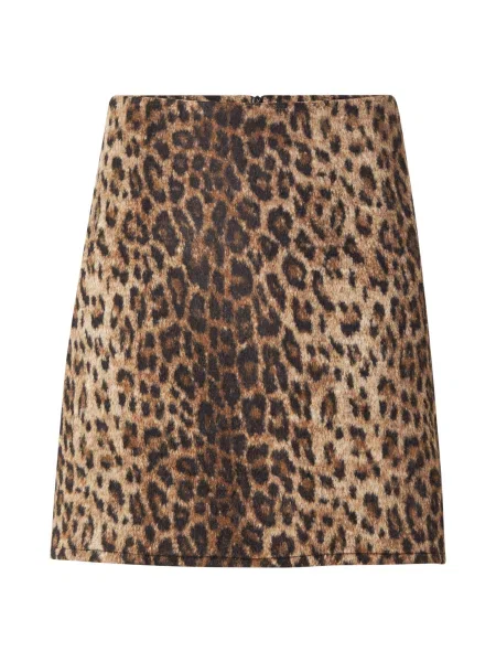 Herrlicher Suknja Zelma svijetlobež / smeđa crna