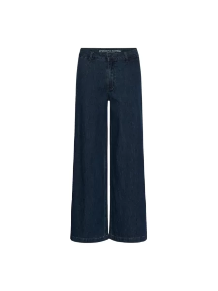 Szerokie jeansy My Essential Wardrobe niebieskie
