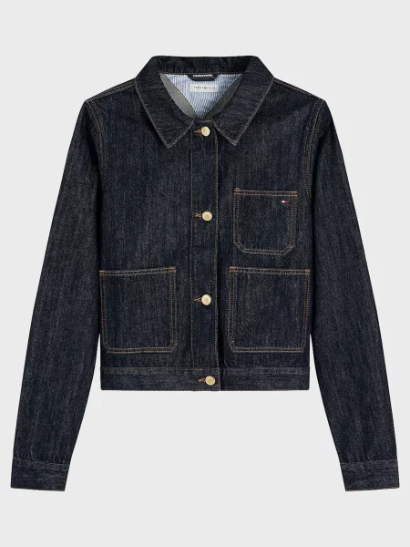 Джинсова куртка Tommy Hilfiger синя
