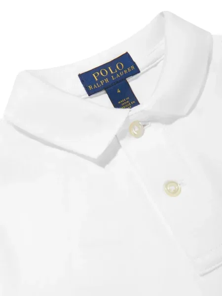Koszulka polo dziecięca Polo Ralph Lauren biała