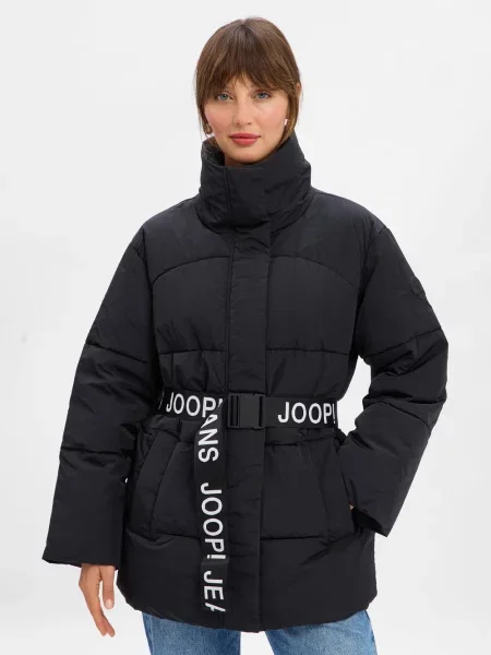 Joop Jeans kurtka pikowana Coralie Kobiety jednolity S czarny