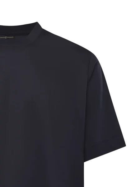 Tricou Giuliano Galiano scurt albastru