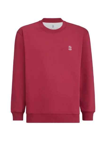 Суитчър Brunello Cucinelli с принт червено