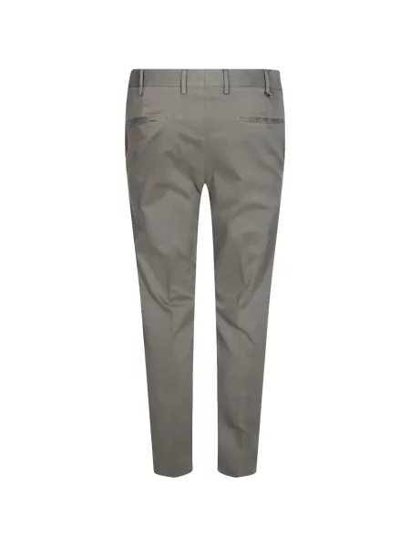 Pantaloni Pt Torino din satin gri