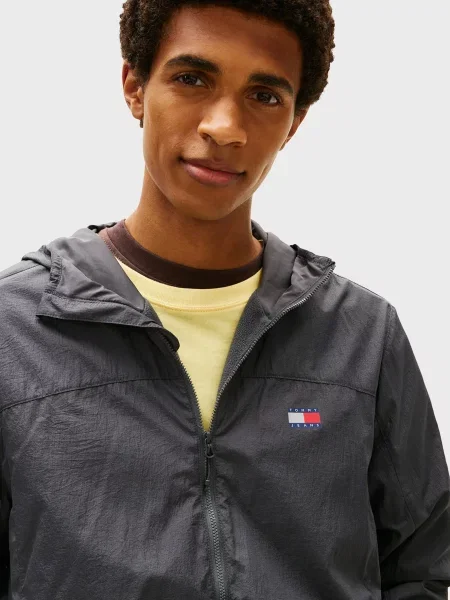 Флисовая джинсовая куртка Tommy Jeans черная