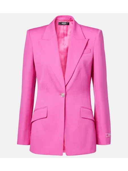 Sacou Versace de lână roz