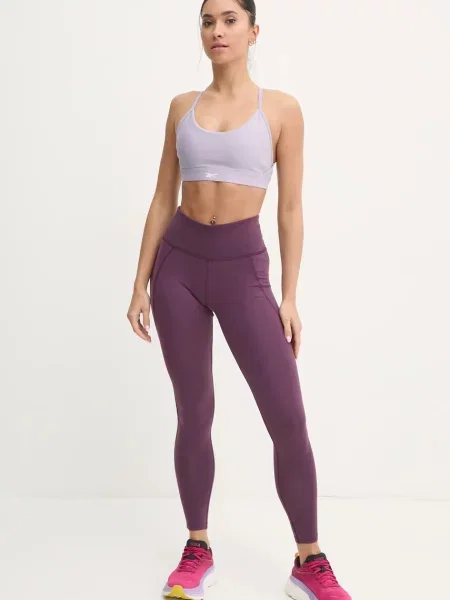 Športová podprsenka Reebok LUX Collection fialová