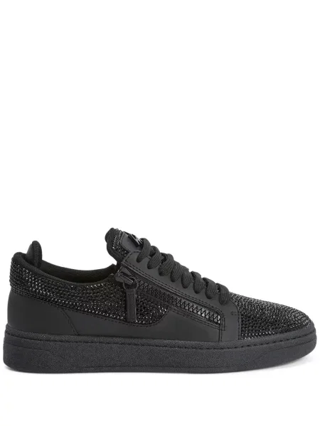 Sneakerși Giuseppe Zanotti de cristal negru