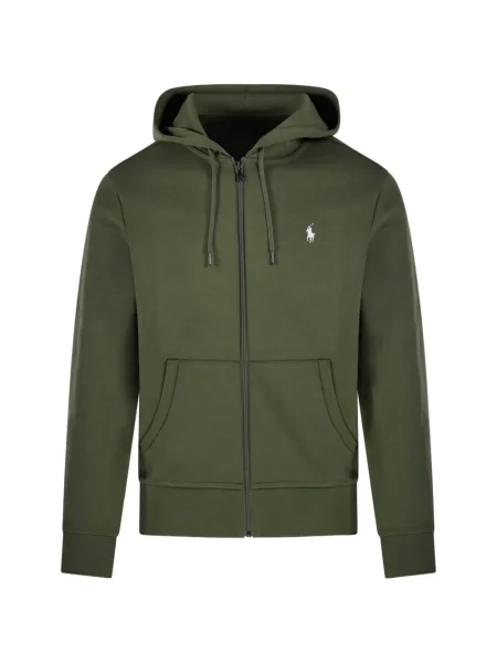 Hanorac cu glugă Ralph Lauren Collection cu broderie verde