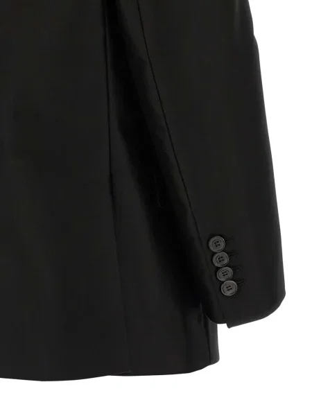 Sacou Magda Butrym cu model floral negru