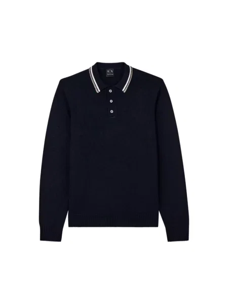 Sweter Armani Exchange niebieski