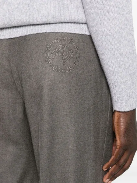 Pantaloni Stefano Ricci de lână gri