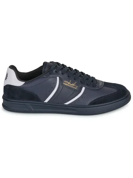 Pantofi Fred Perry din piele de căprioară albastru