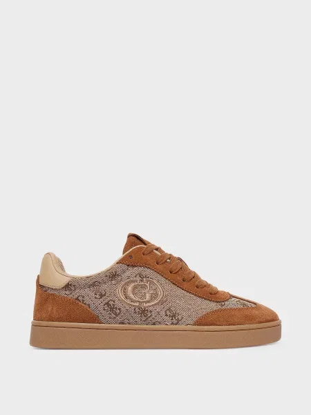 Замшеві кеди Guess бежеві