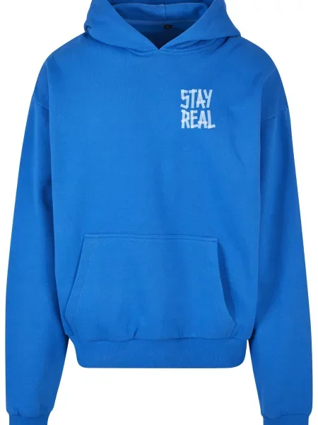 Mister Tee Pulover Stay albastru cobalt alb