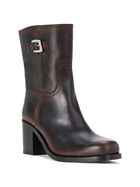 Botine Staud din piele zdrențuiți maro