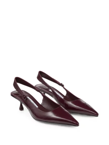 Pantofi cu toc Jimmy Choo slingback roșu