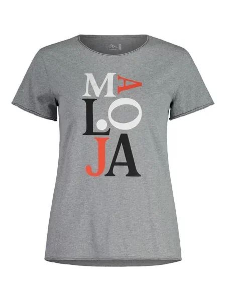 Maloja PadolaM. T-shirt BioRe Tee grey melange M szara