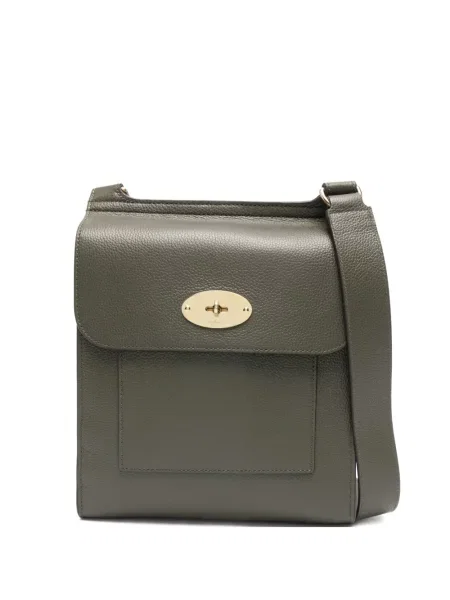 Geantă messenger Mulberry din piele verde