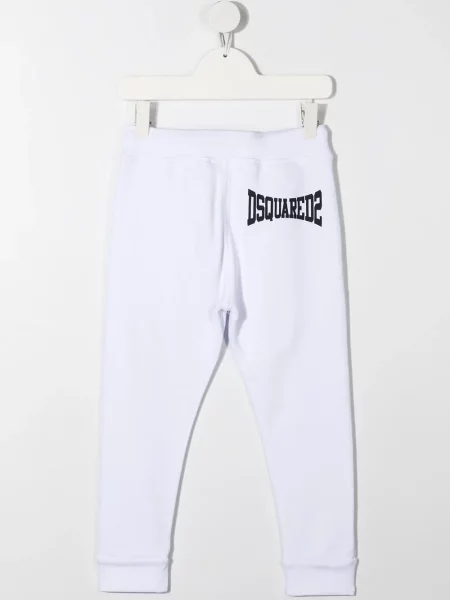 Spodnie dziecięce Dsquared2 białe