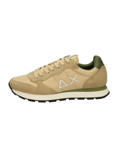 Sneakersy Sun68 skórzane beżowe