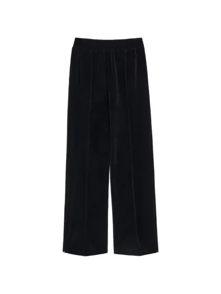 Pantaloni Valentino Garavani din jerseu negru