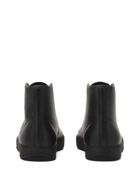 Sneakerși Lanvin din piele negru
