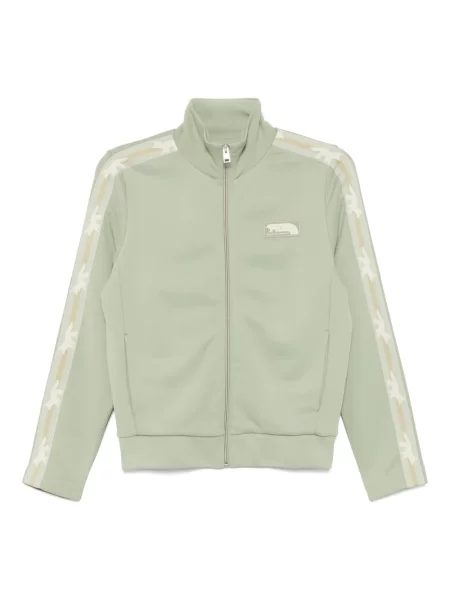 Geacă Maison Kitsune cu dungi verde
