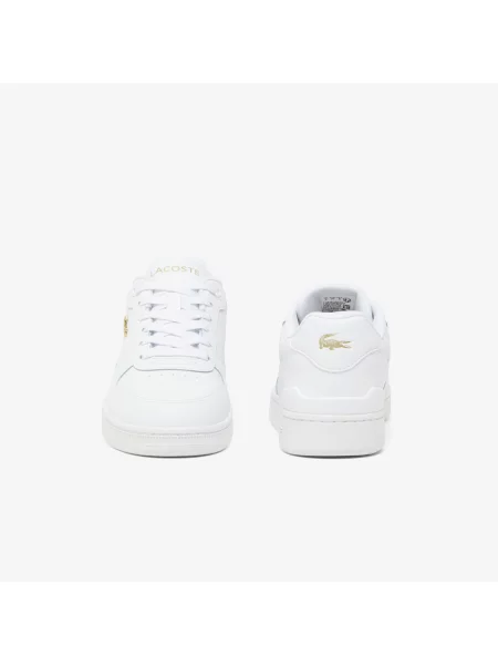Lacoste Skórzane Sneakersy T-Clip Set białe
