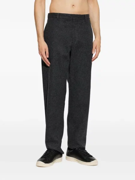 Pantaloni Jil Sander de lână gri