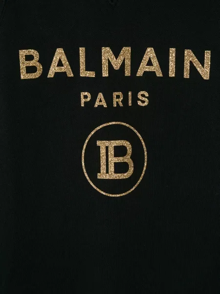 Bluza dziecięca Balmain czarna