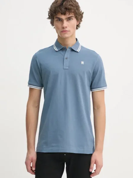 G-Star polo Dunda slim niebieska