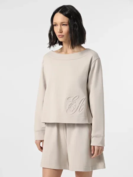 Світшот Emporio Armani бежевий