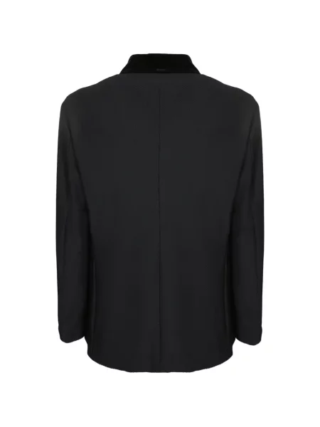Gulerat sacou Giorgio Armani de catifea negru