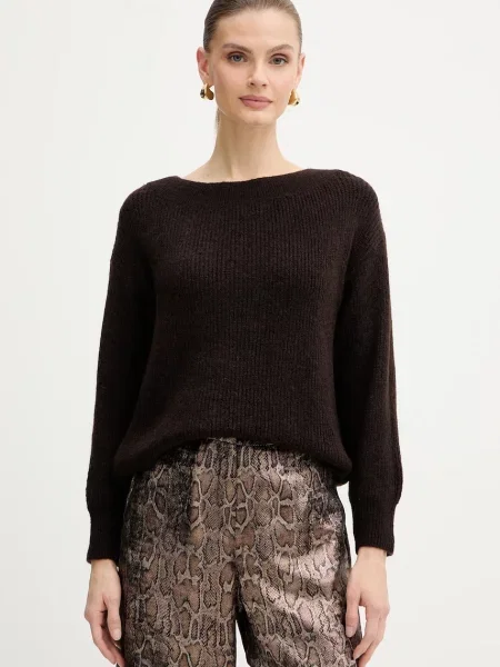 Пуловер с вълна Morgan MREINE MREINE червено