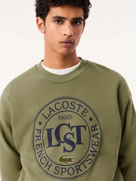 Свитшот Lacoste зеленый