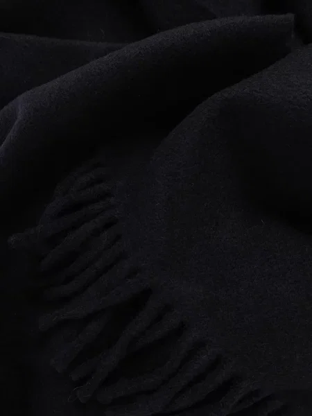 Fular Max Mara cu broderie albastru