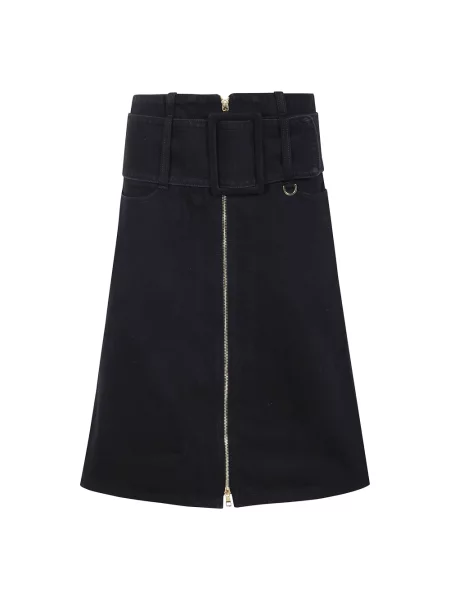 Spódnica midi Patou do kolan czarna