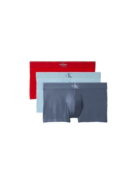 Calvin Klein Underwear Boxeri safir / albastru deschis roșu