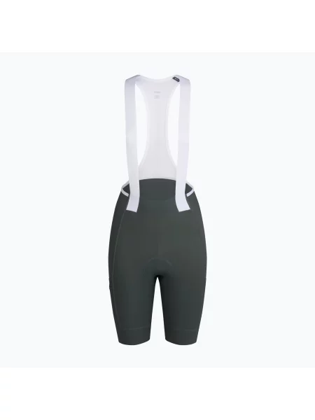 Pantaloni scurți de ciclism pentru femei Rapha Brevet Element Cargo Bib Shorts onyx/white alb