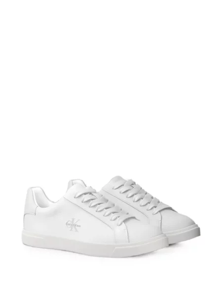 Sneakerși Calvin Klein cu imagine alb