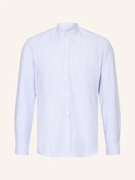Heimatglück Tracht Krojová Košile Max Regular Fit Se Stojáčkem bílá/ tmavě modrá bílá