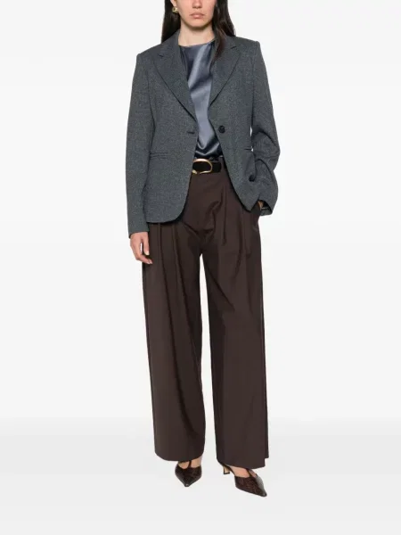 Sacou Max Mara cu model pepito albastru