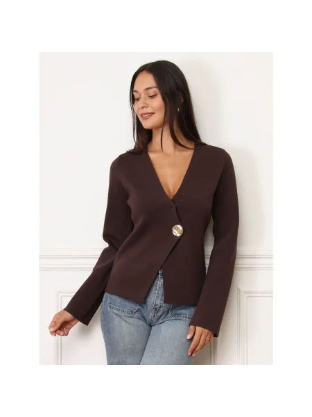 Pulover La Modeuse maro