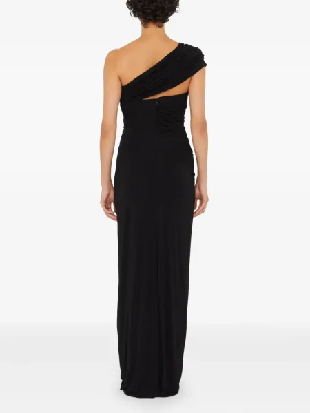 Rochie maxi Christopher Esber drapată de costum negru