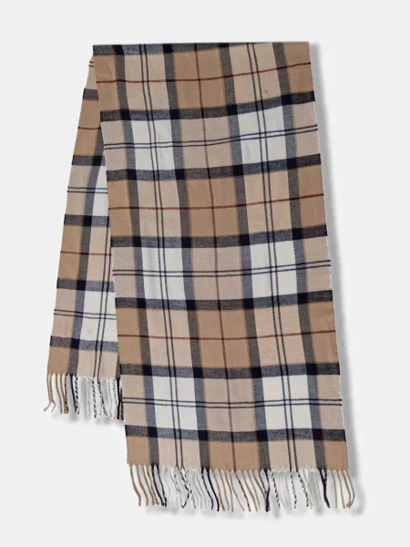 Шапка і шарф Barbour бежевий